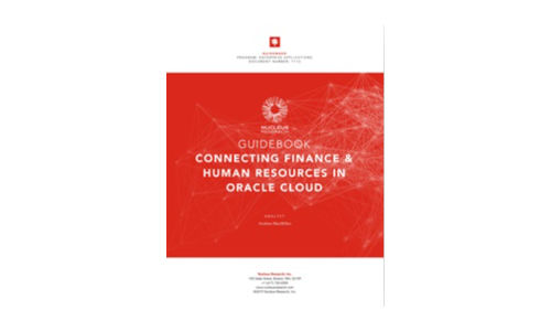 Nucleus Guidebook : Oracle Cloud의 금융 및 HR 연결