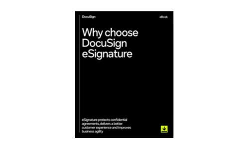 Docusign esignature를 선택하는 이유는 무엇입니까?